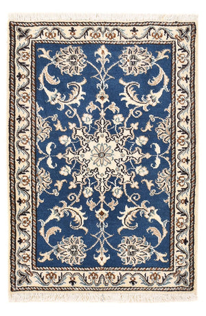 Perserteppich - Nain - 90 x 58 cm - blau