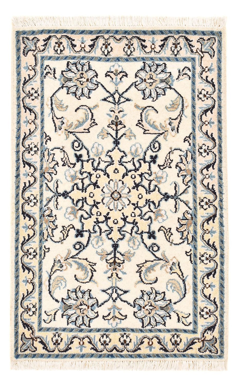 Perserteppich - Nain - 92 x 56 cm - creme