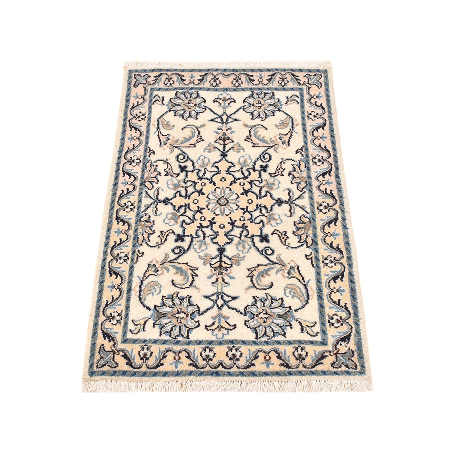 Perserteppich - Nain - 92 x 56 cm - creme