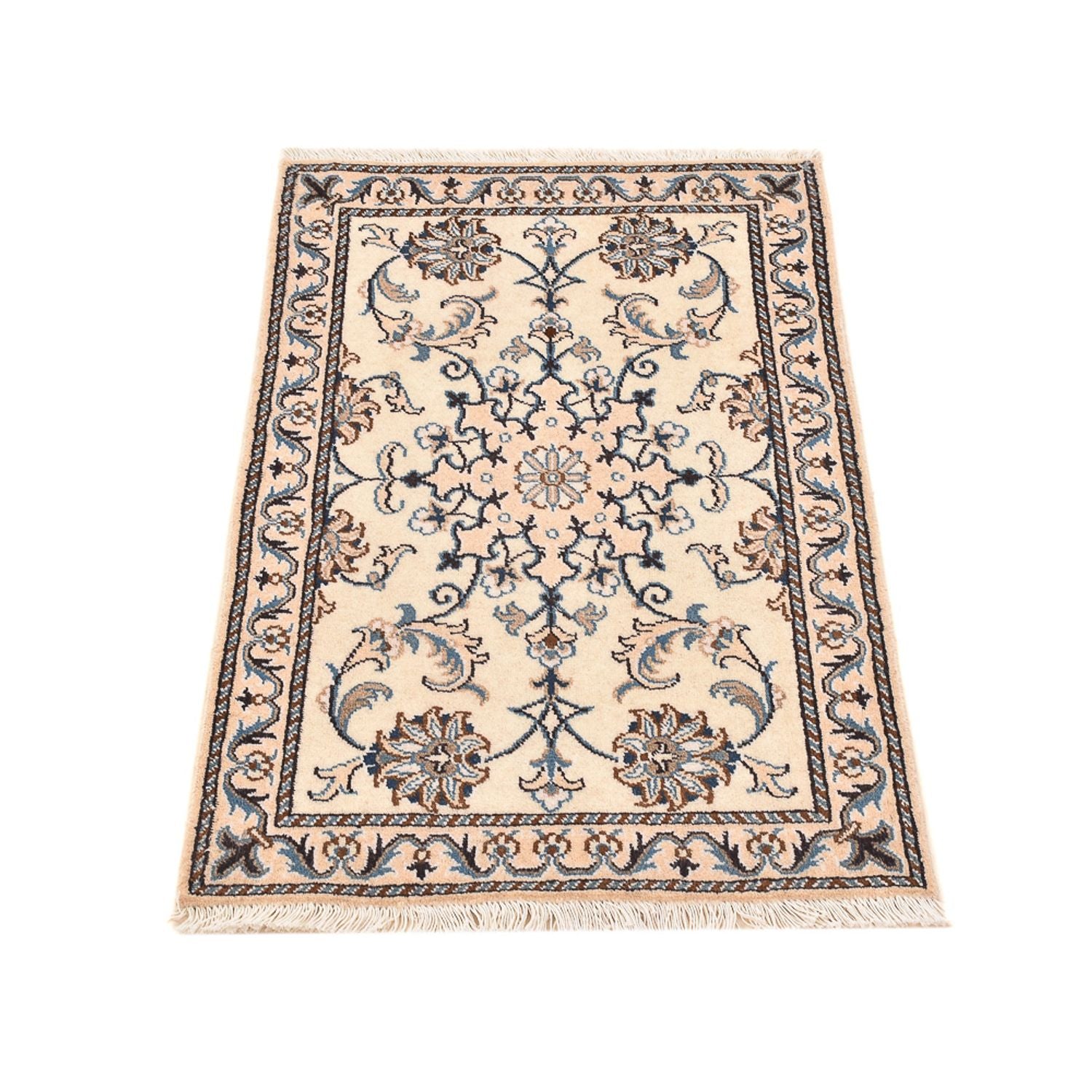 Perserteppich - Nain - 96 x 60 cm - creme