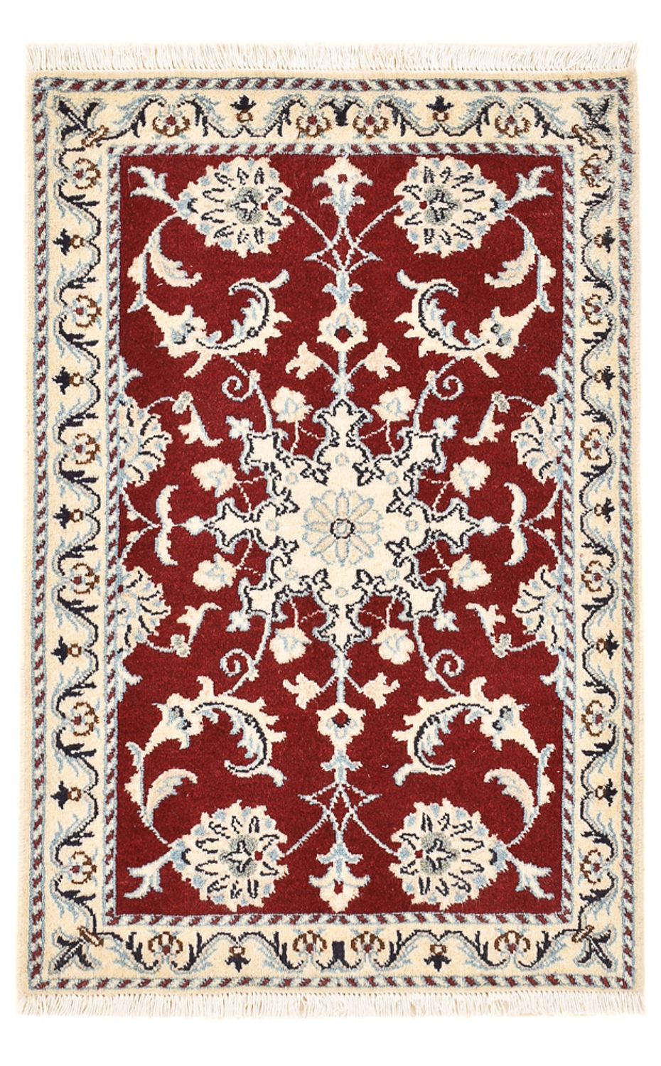 Perserteppich - Nain - 92 x 59 cm - rot