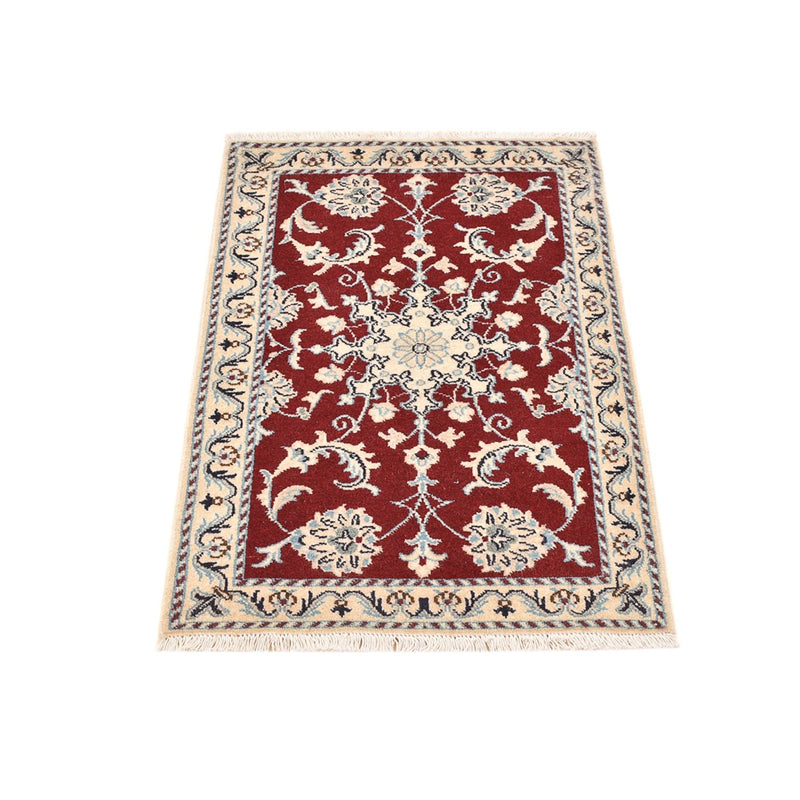 Perserteppich - Nain - 92 x 59 cm - rot
