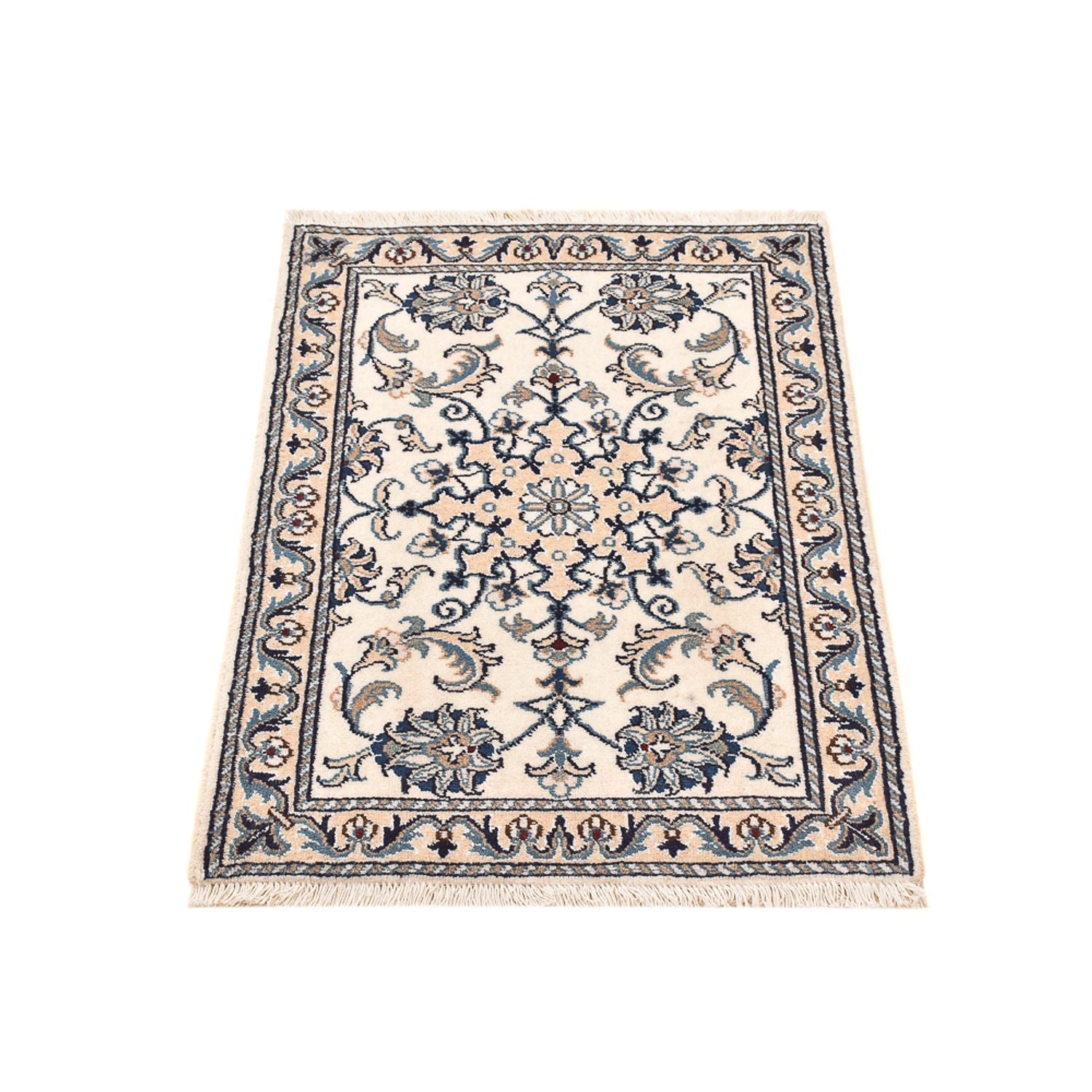 Perserteppich - Nain - 86 x 60 cm - creme