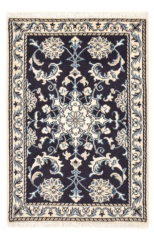 Perserteppich - Nain - 90 x 60 cm - dunkelblau