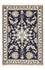 Perserteppich - Nain - 90 x 60 cm - dunkelblau