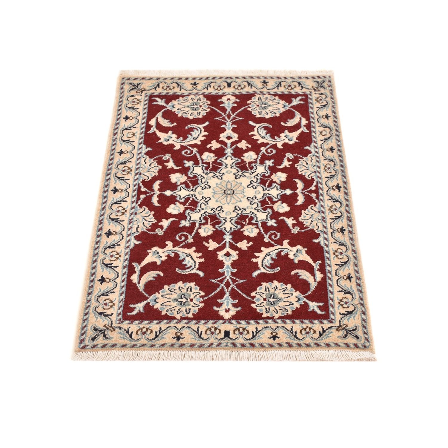 Perserteppich - Nain - 95 x 60 cm - rot