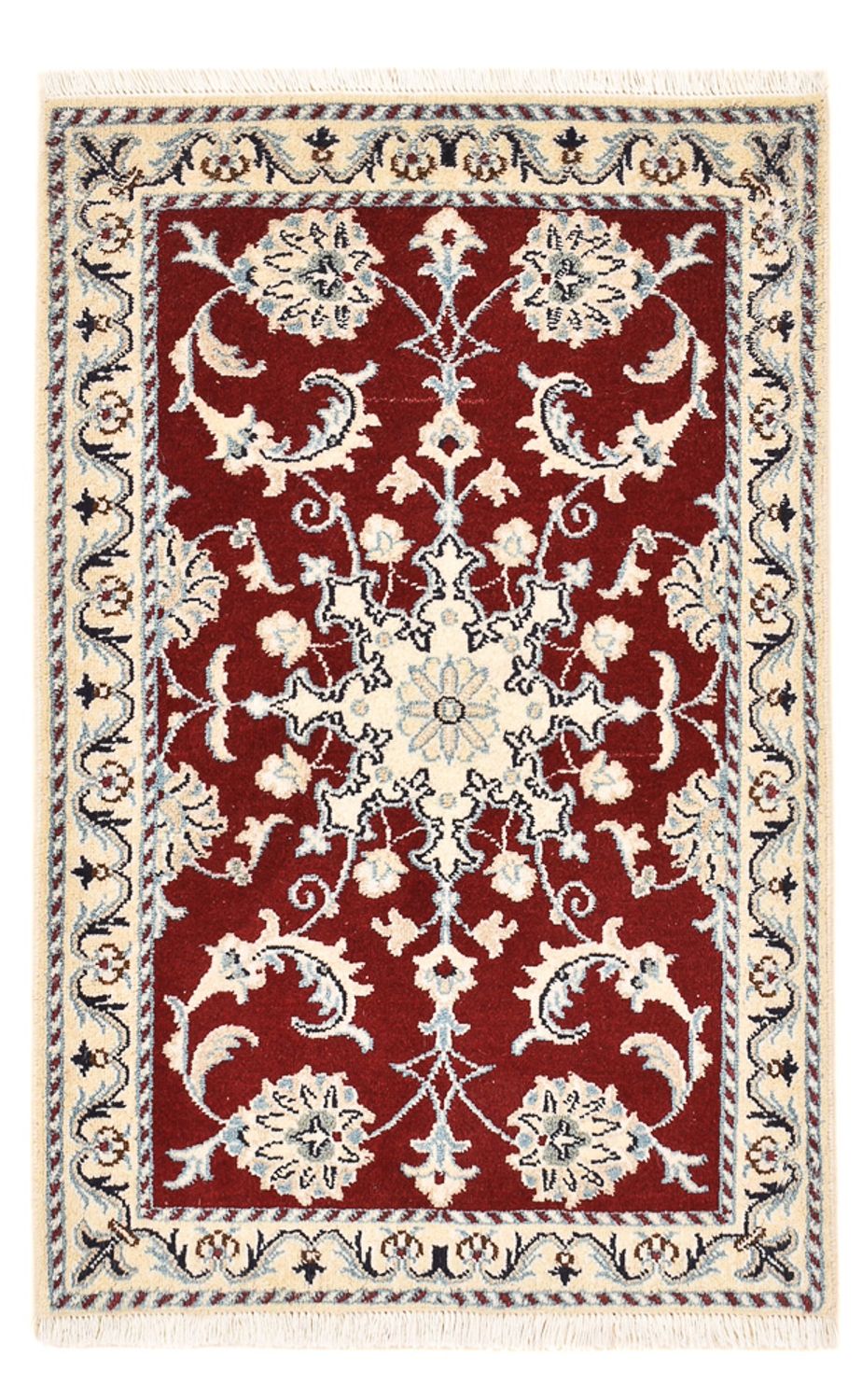 Perserteppich - Nain - 96 x 61 cm - rot