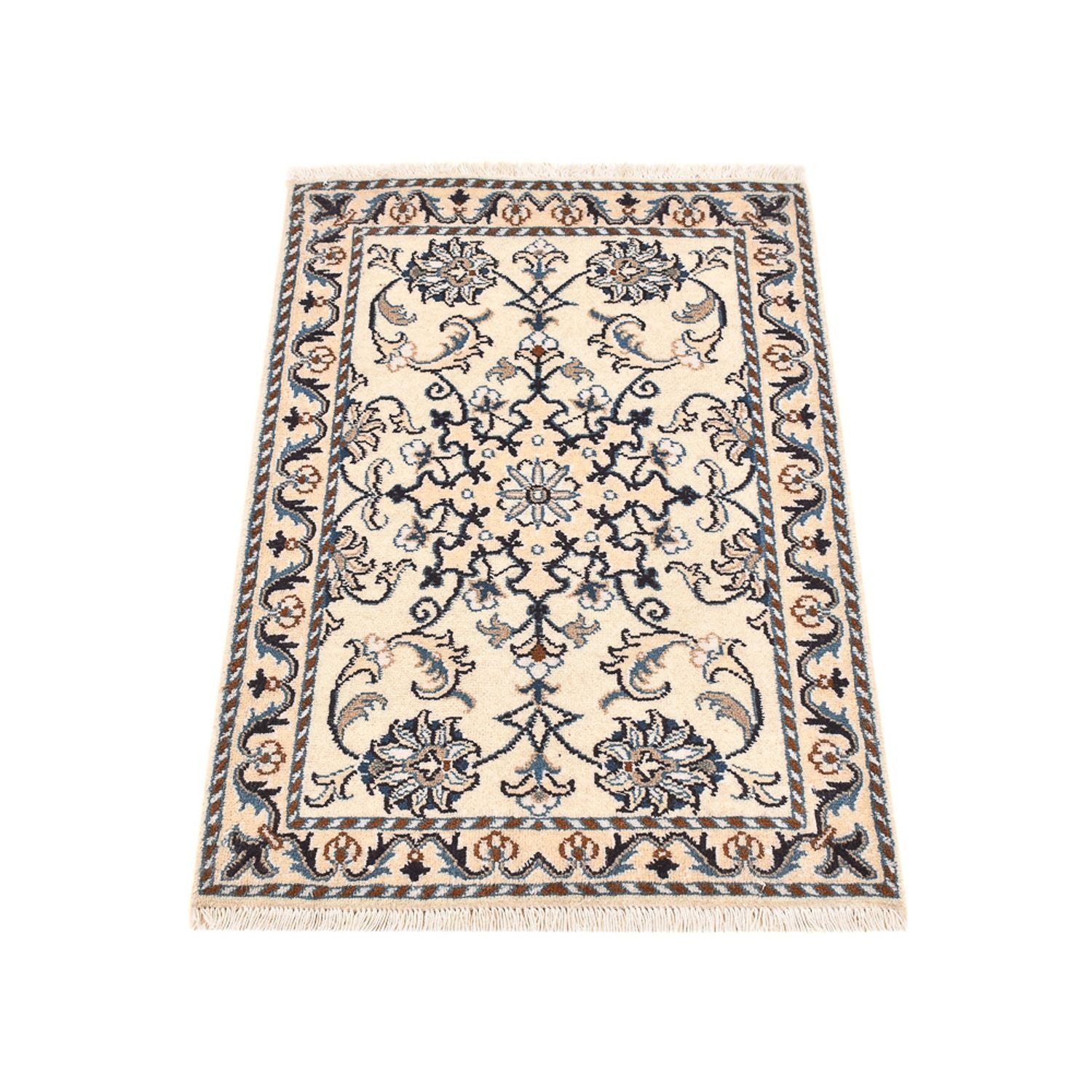Perserteppich - Nain - 87 x 58 cm - creme
