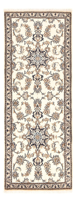 Läufer Perser - Nain - 208 x 79 cm - weiß