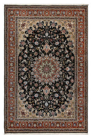 Perserteppich - Täbriz - Royal - 318 x 208 cm - dunkelblau