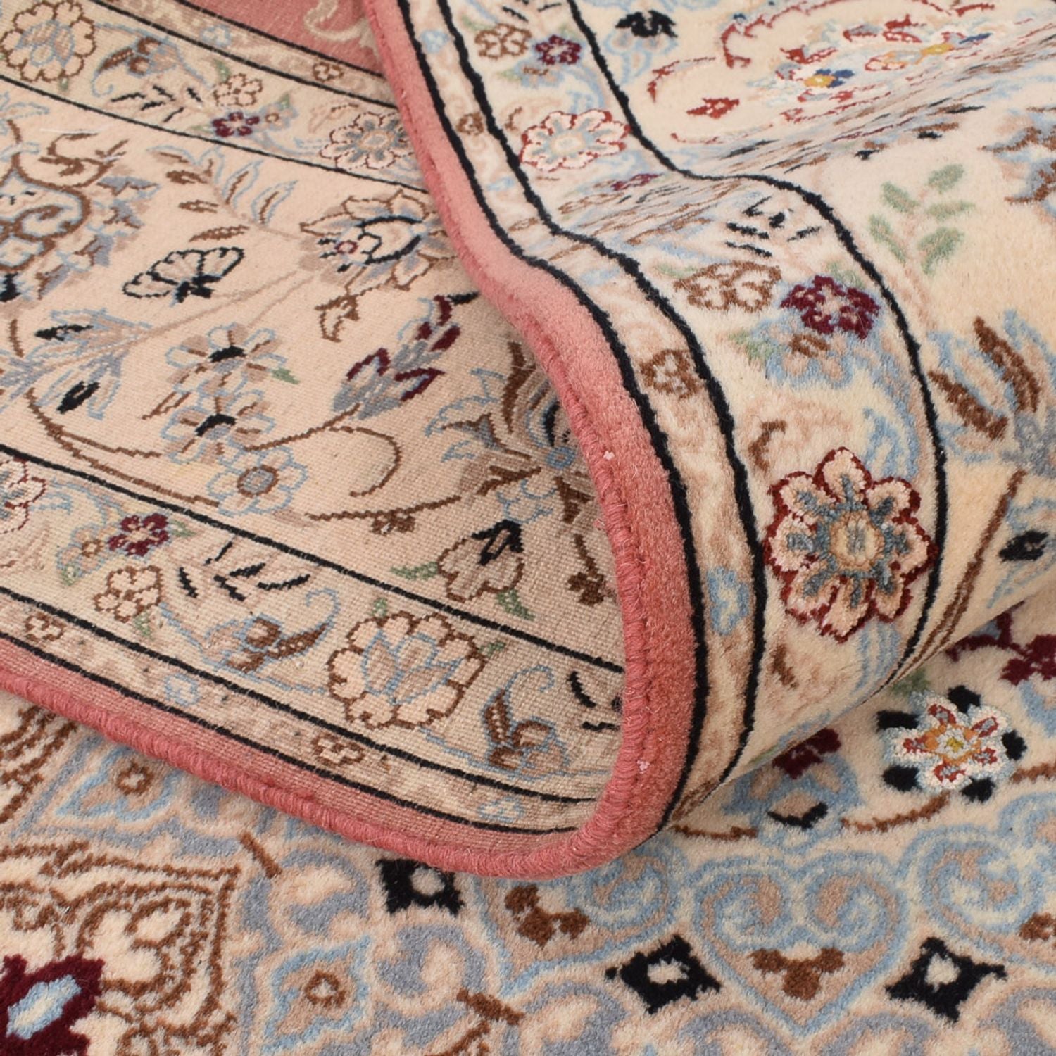 Perserteppich - Nain - Royal - 293 x 202 cm - hellrot