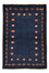 Gabbeh Teppich - Loribaft Perser - 143 x 110 cm - dunkelblau