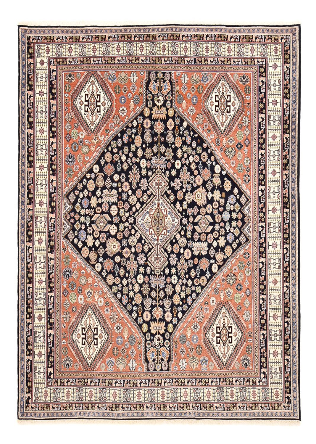 Gabbeh Teppich - Kaschkuli Perser - 285 x 205 cm - hellrot