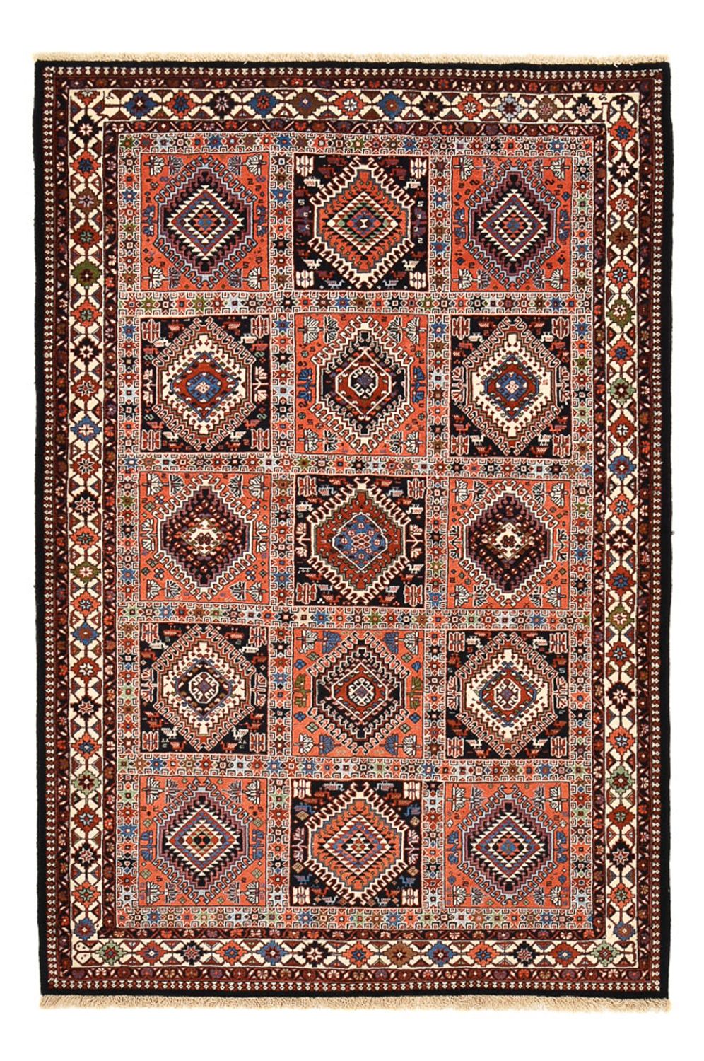Perserteppich - Nomadic - 243 x 160 cm - hellrot