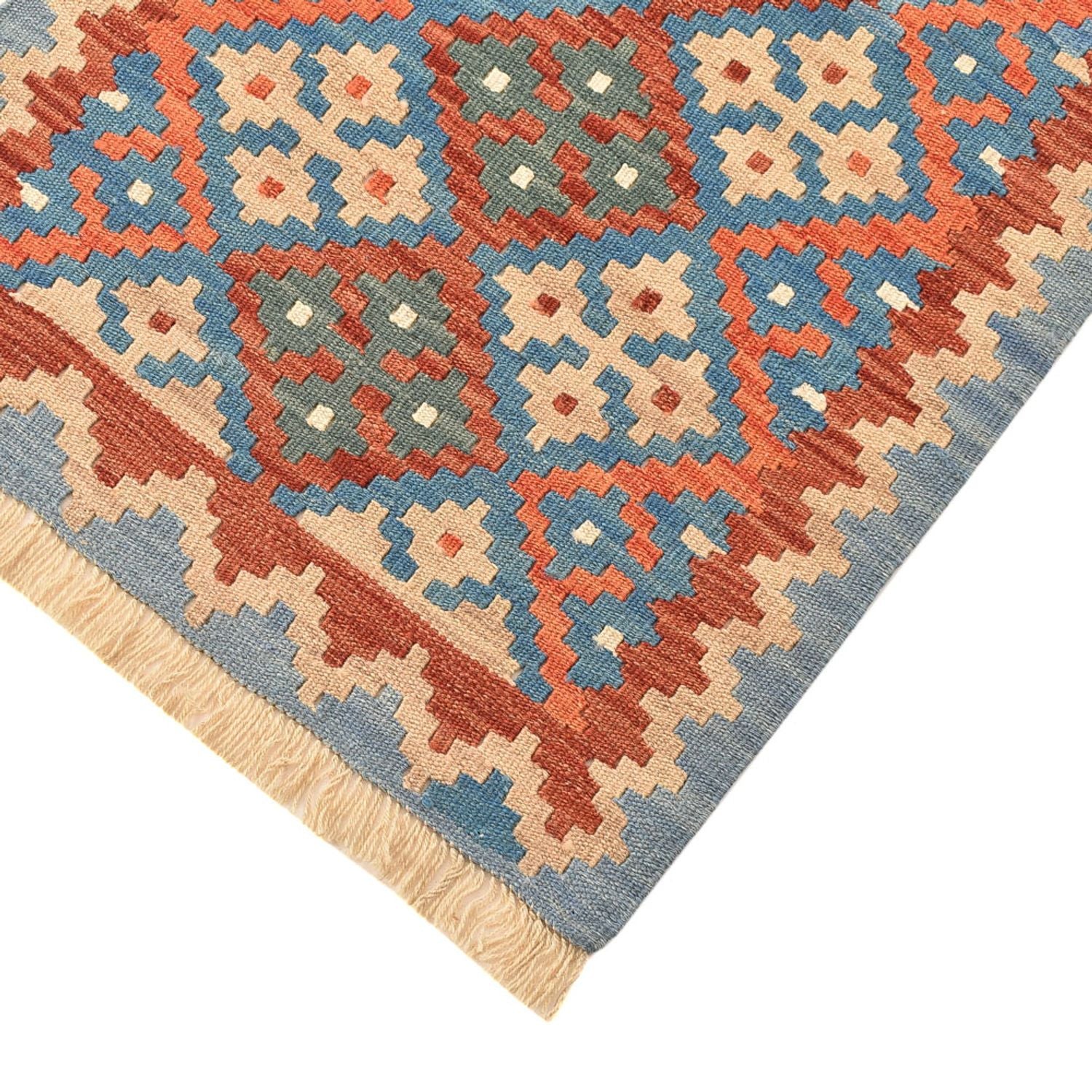 Läufer Kelim - Oriental - 193 x 64 cm - mehrfarbig
