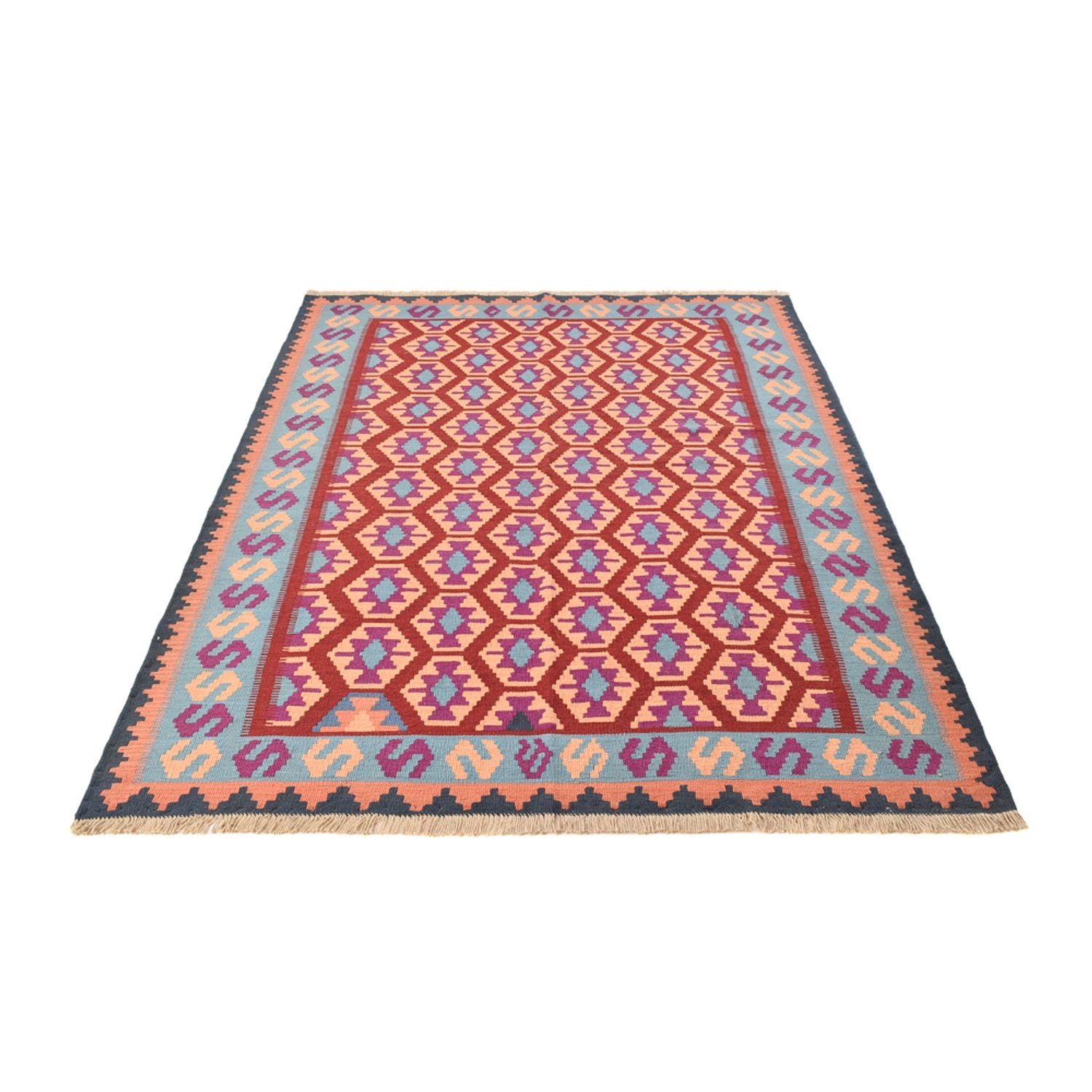 Kelim Teppich - Oriental - 244 x 166 cm - mehrfarbig