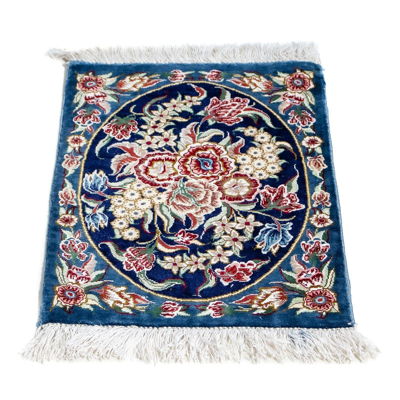 Seidenteppich - Ghom Seide - Premium 40 x 28 cm Fußmatte