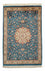 Perserteppich - Ghom 94 x 58 cm - blau
