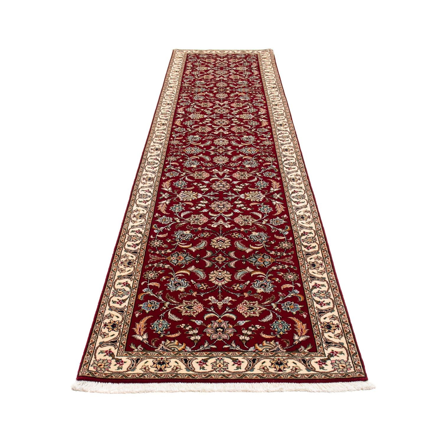 Perserteppich - Täbriz - Royal 390 x 87 cm Teppich Läufer