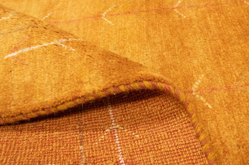 Gabbeh Teppich - Perser 193 x 151 cm - gold