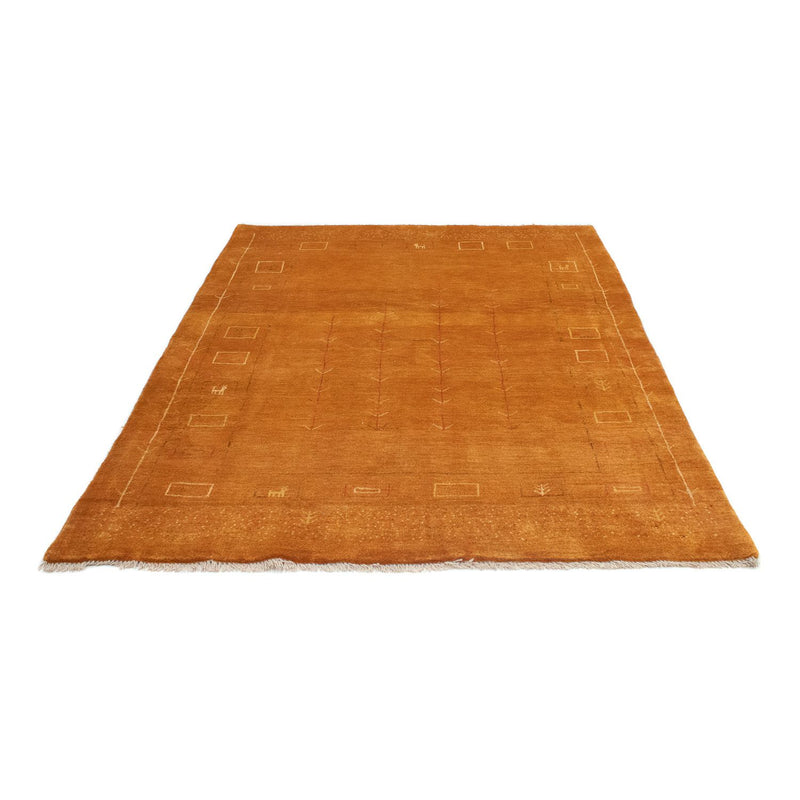 Gabbeh Teppich - Perser 193 x 151 cm - gold