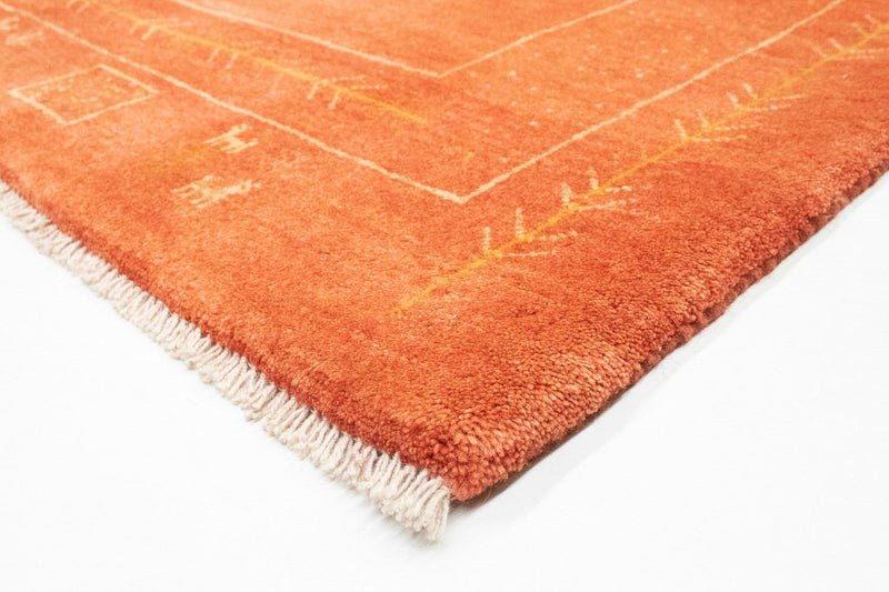 Gabbeh Teppich - Perser 202 x 151 cm - rost