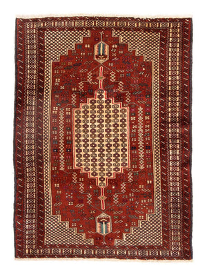 Belutsch Teppich 174 x 133 cm - rot