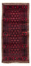 Belutsch Teppich 222 x 110 cm - dunkelrot