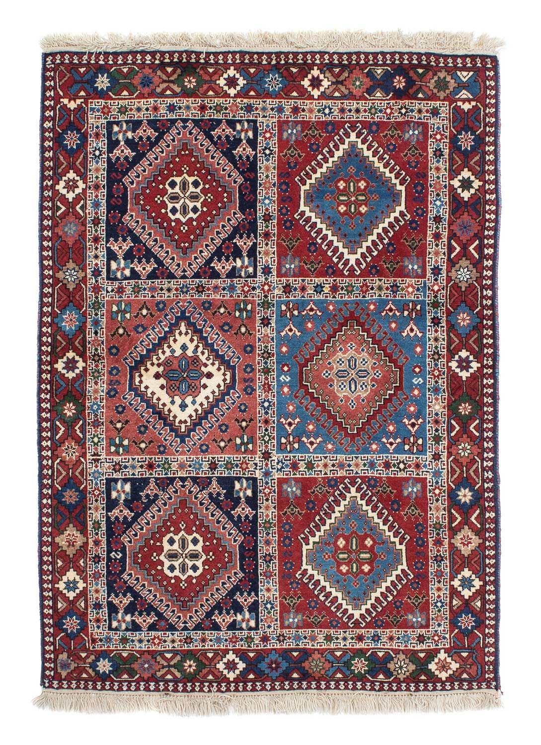 Perserteppich - Nomadic 144 x 100 cm - blau