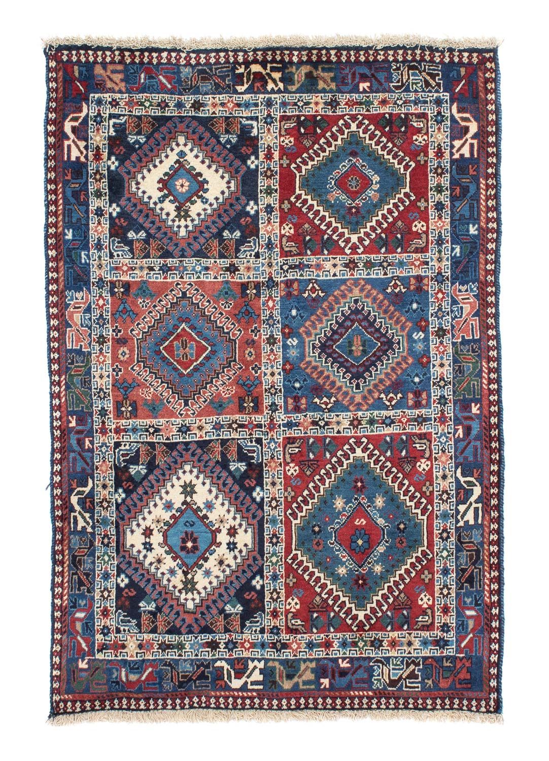 Perserteppich - Nomadic 143 x 100 cm - blau