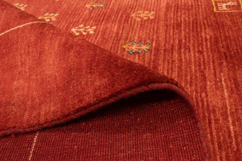 Gabbeh Teppich - Perser 190 x 163 cm - rot