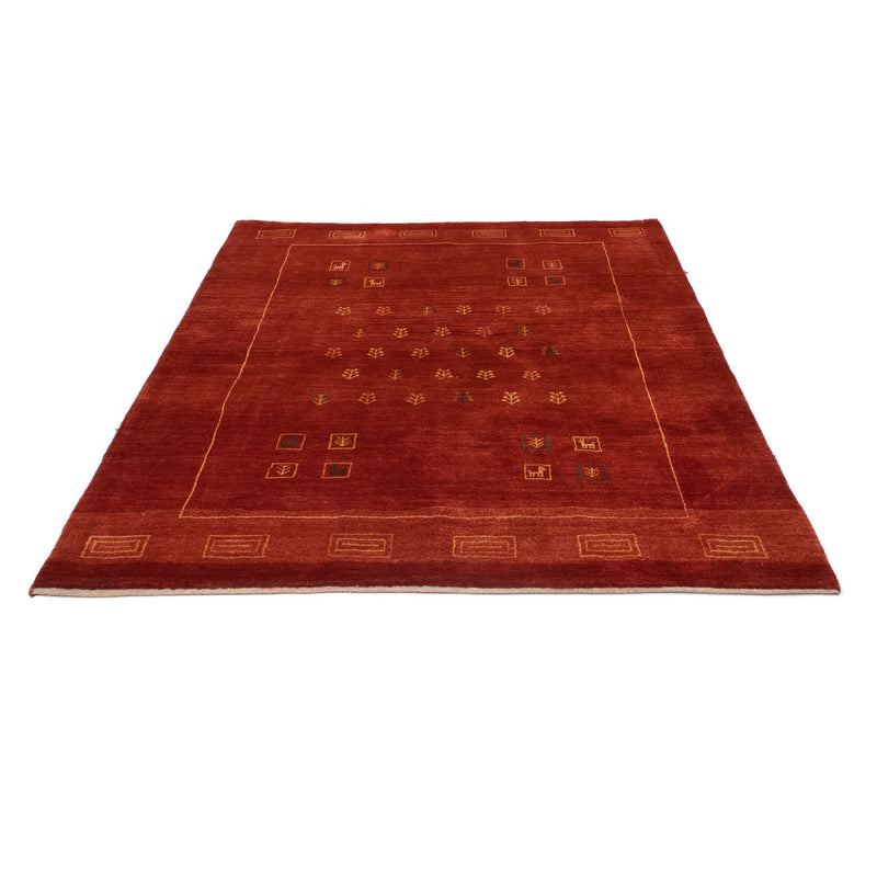 Gabbeh Teppich - Perser 190 x 163 cm - rot