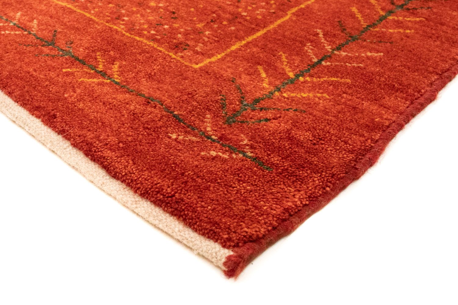 Gabbeh Teppich - Perser 231 x 168 cm - rot