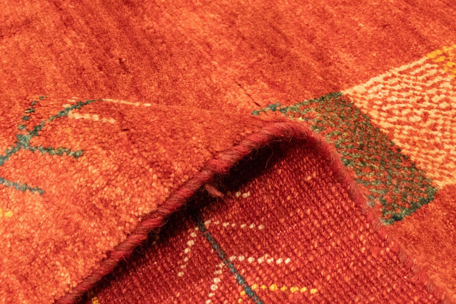 Gabbeh Teppich - Perser 231 x 168 cm - rot