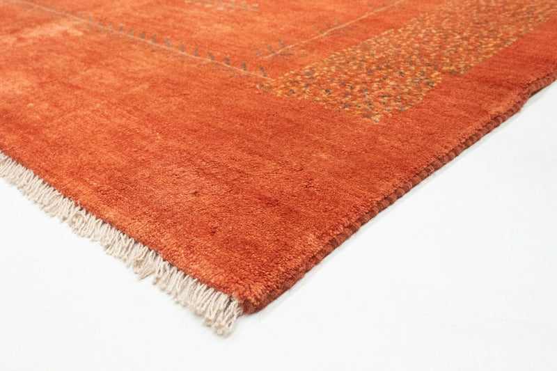 Gabbeh Teppich - Perser 198 x 151 cm - rost