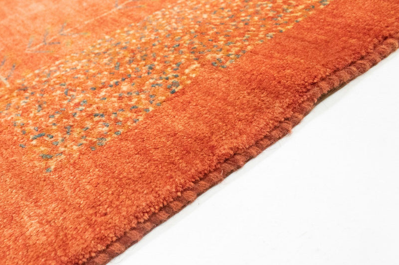 Gabbeh Teppich - Perser 198 x 151 cm - rost