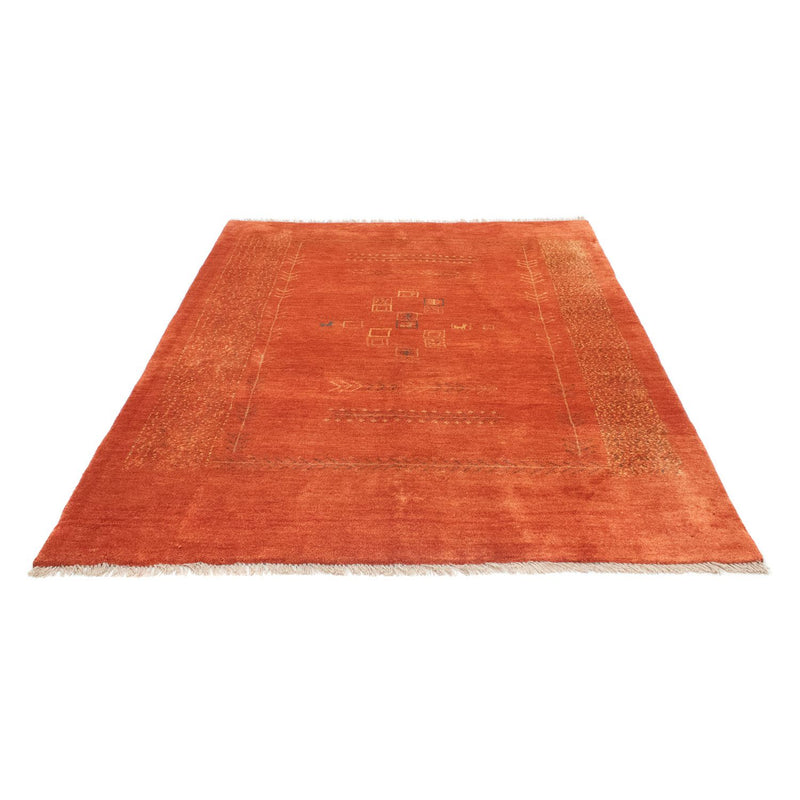 Gabbeh Teppich - Perser 198 x 151 cm - rost