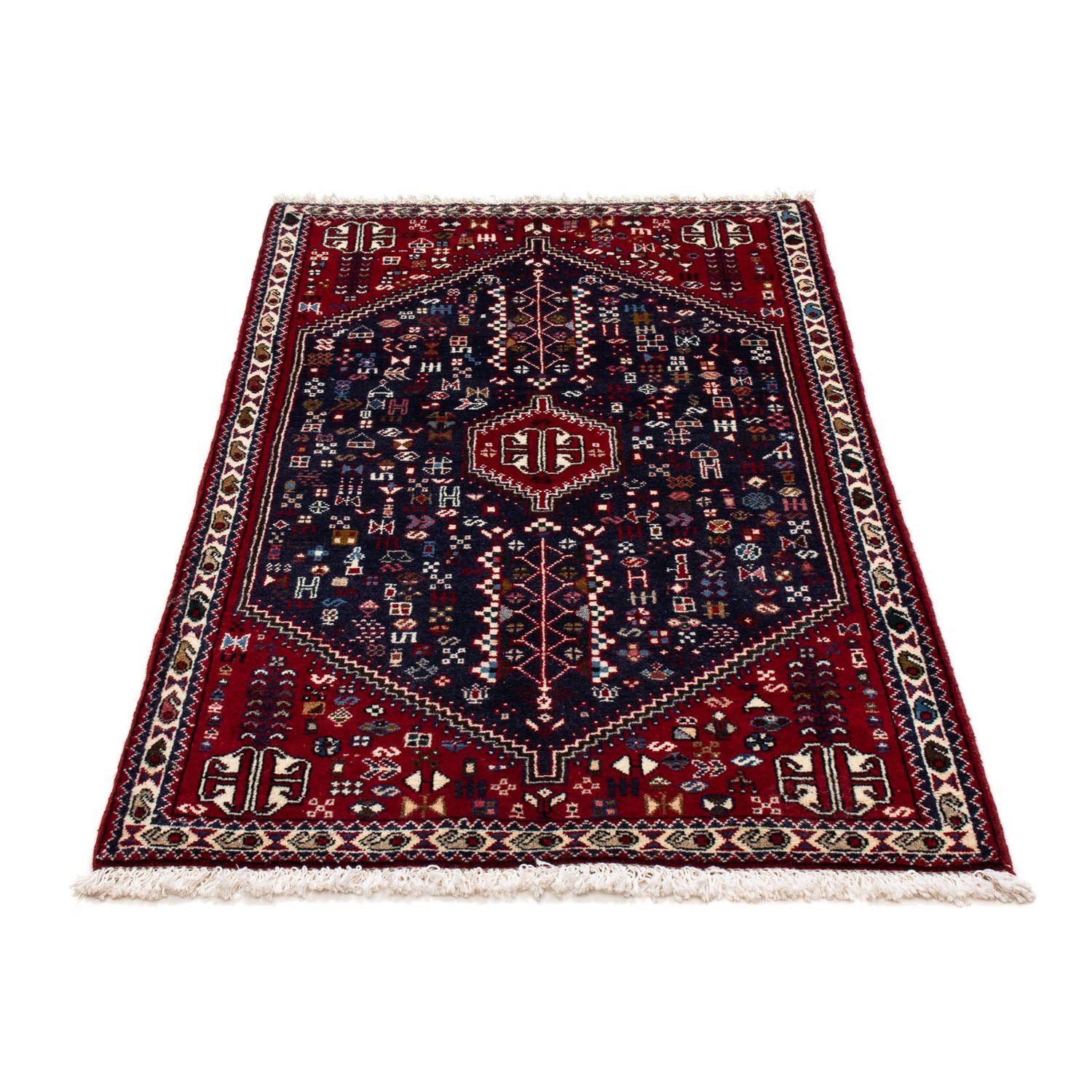 Perserteppich - Nomadic 129 x 78 cm - dunkelblau