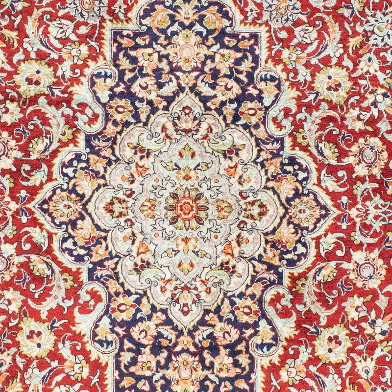 Perserteppich - Ghom 150 x 100 cm - dunkelrot