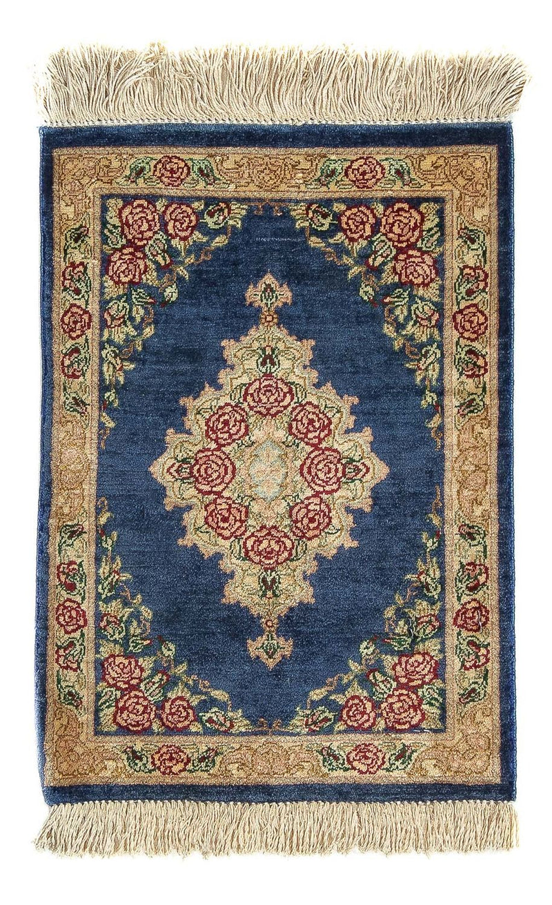Seidenteppich - Ghom Seide - Premium 40 x 28 cm Fußmatte