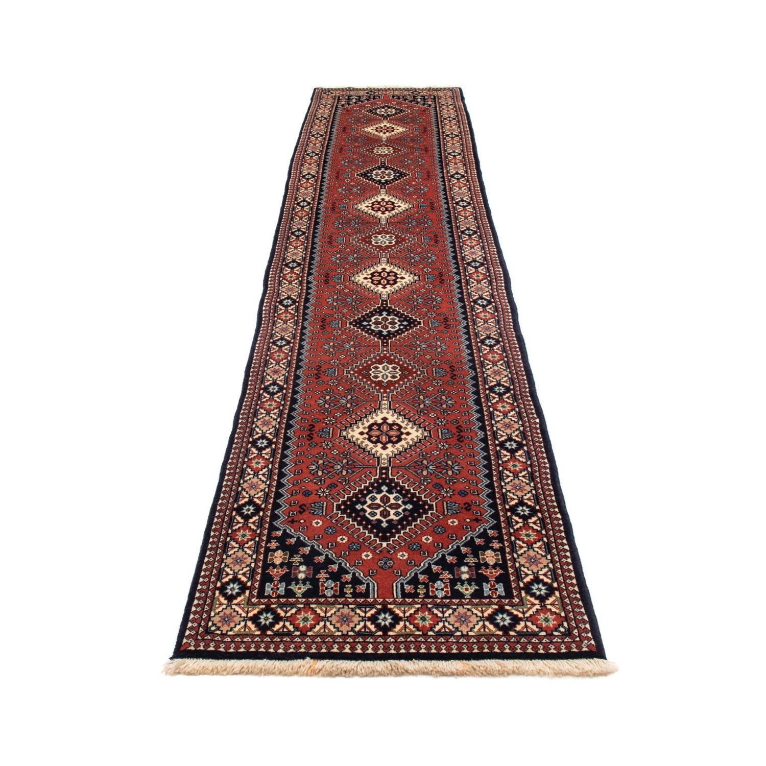 Perserteppich - Nomadic 384 x 71 cm - rot