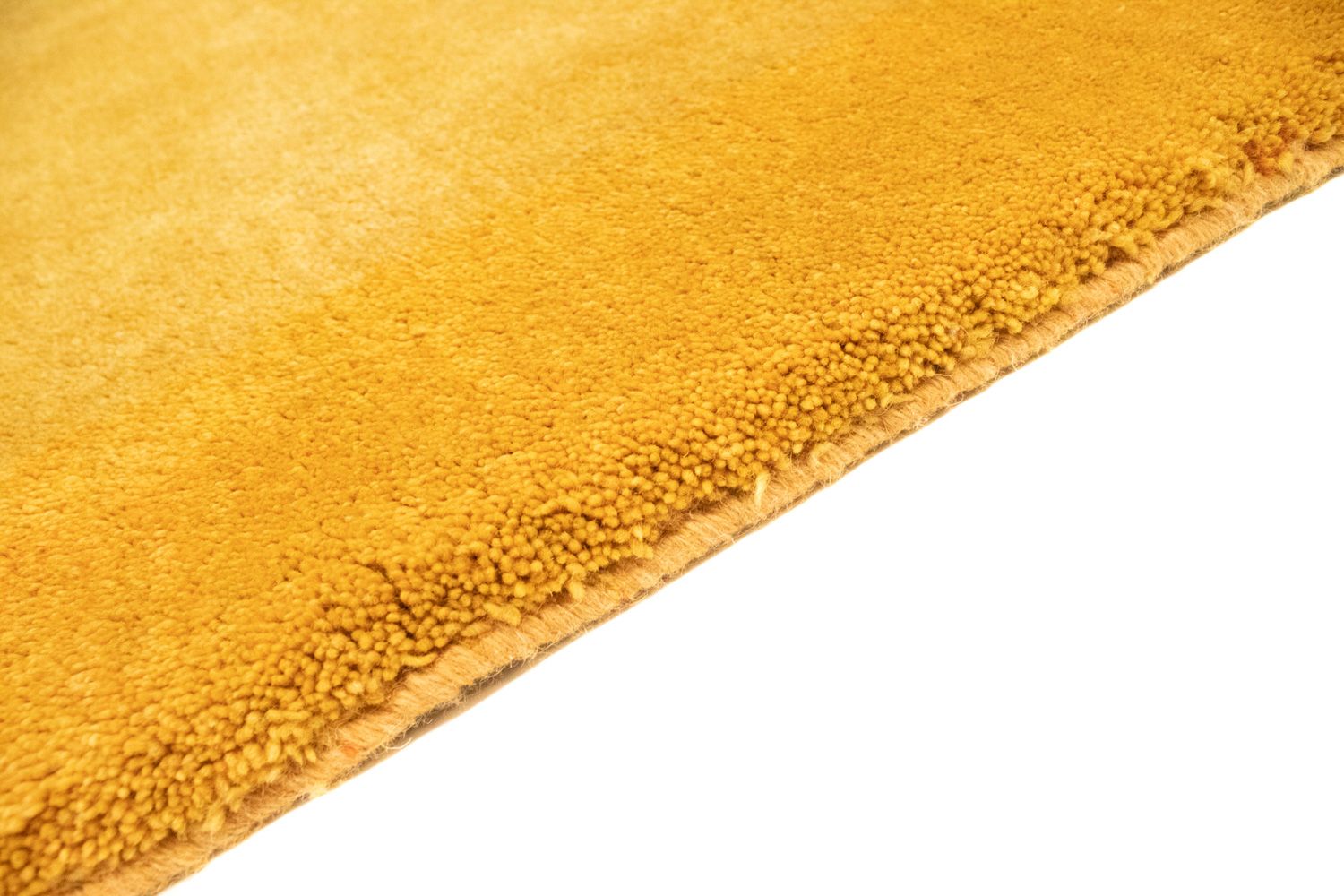 Gabbeh Teppich - Perser 208 x 178 cm - gold