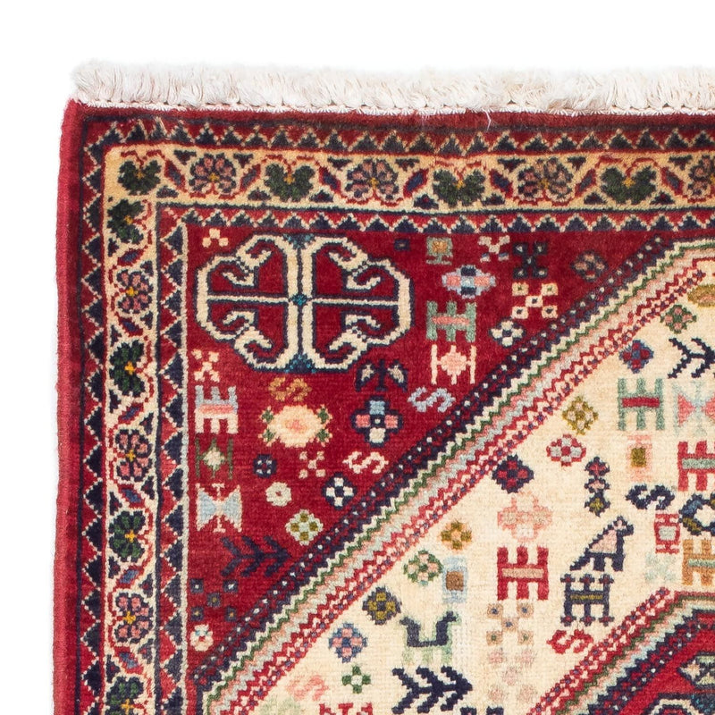 Perserteppich - Nomadic 123 x 75 cm - hellrot