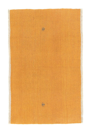 Gabbeh Teppich - Perser 123 x 78 cm - gold
