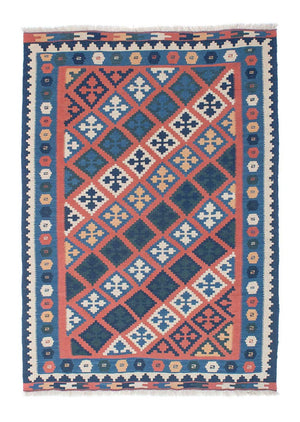 Kelim Teppich - Oriental 186 x 133 cm - mehrfarbig