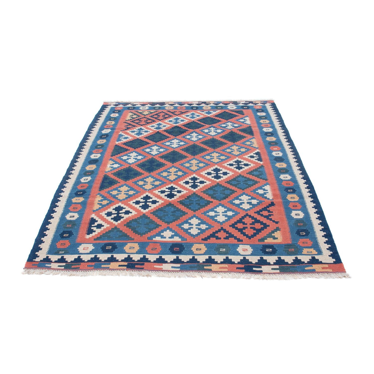 Kelim Teppich - Oriental 186 x 133 cm - mehrfarbig