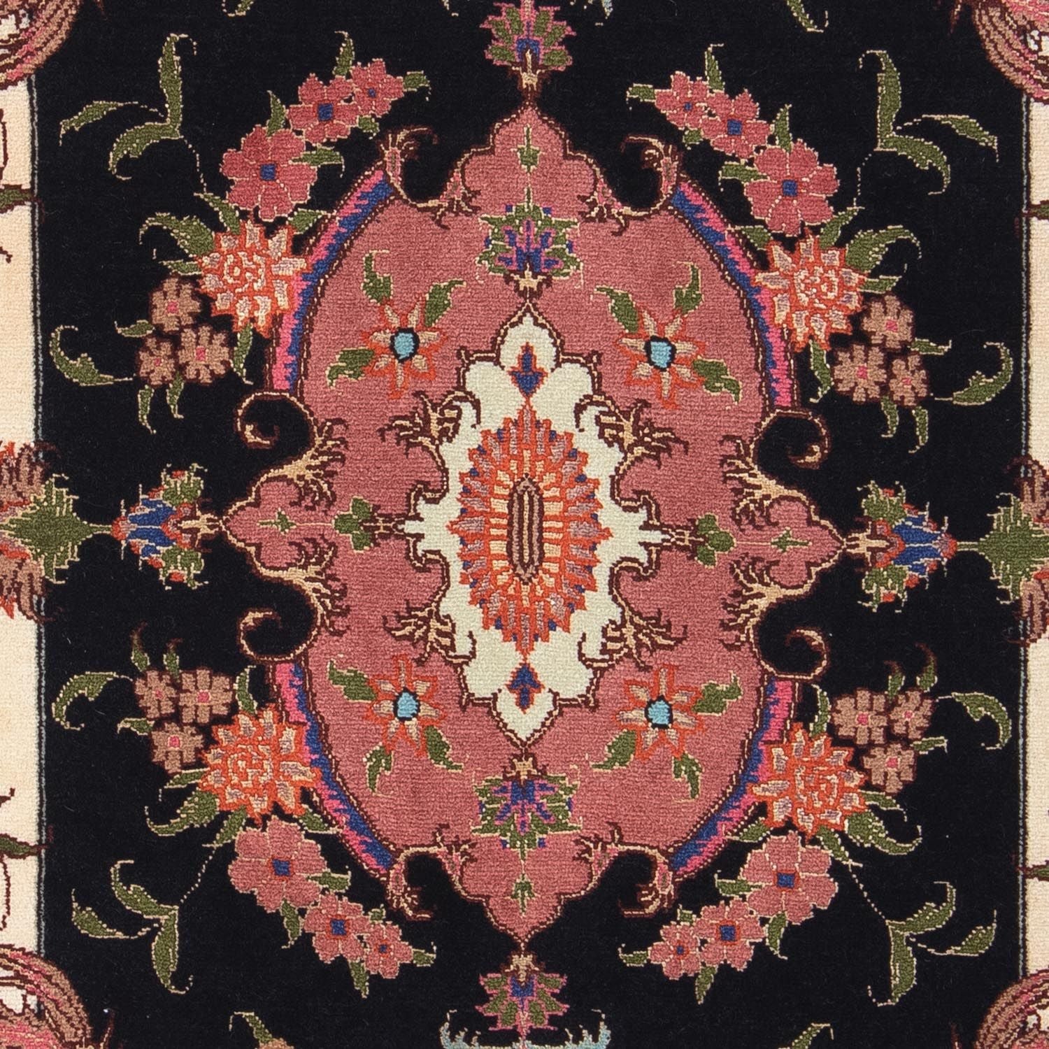 Perserteppich - Täbriz - Royal 90 x 60 cm - dunkelblau