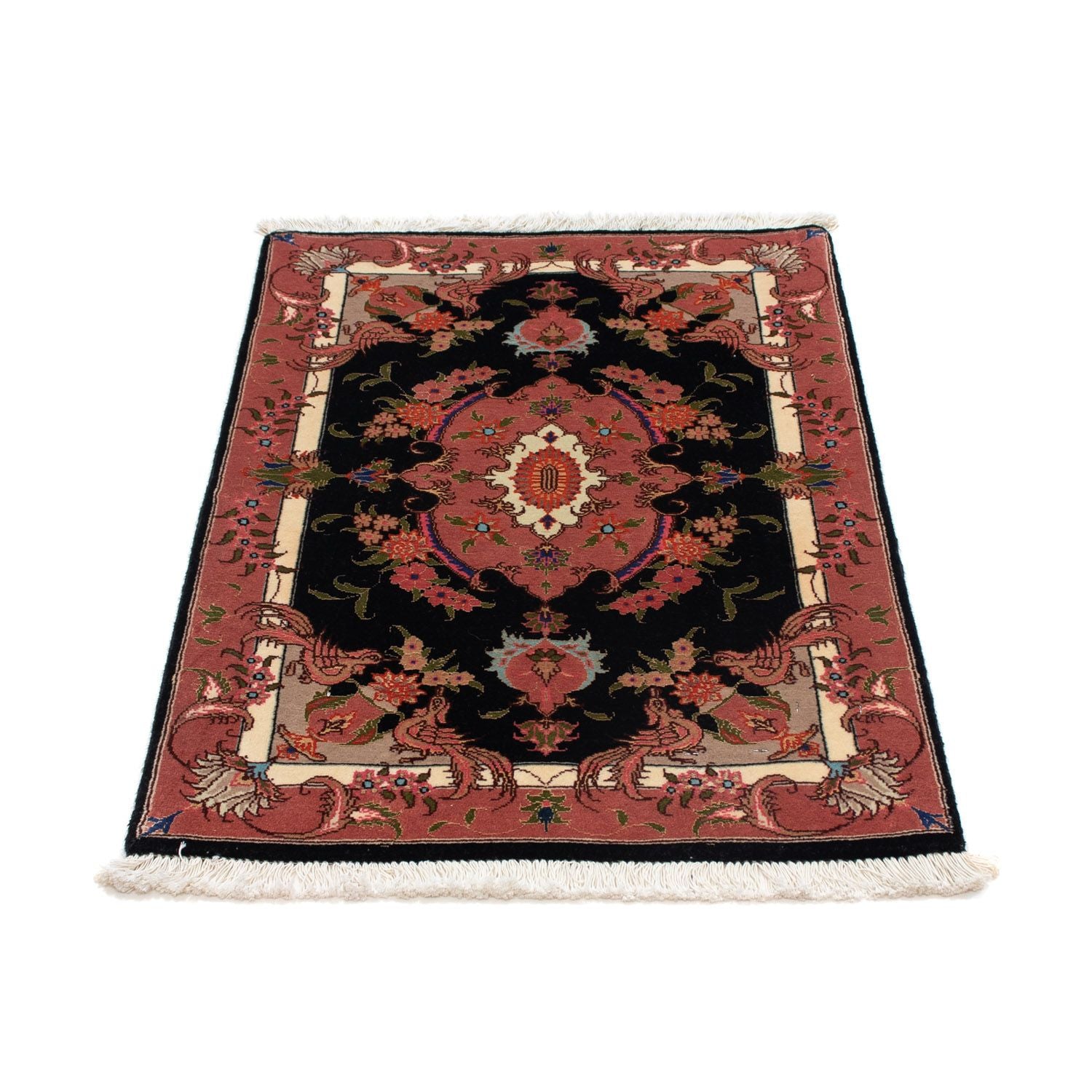 Perserteppich - Täbriz - Royal 90 x 60 cm - dunkelblau