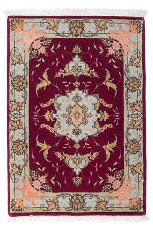 Perserteppich - Täbriz - Royal 90 x 60 cm - dunkelrot