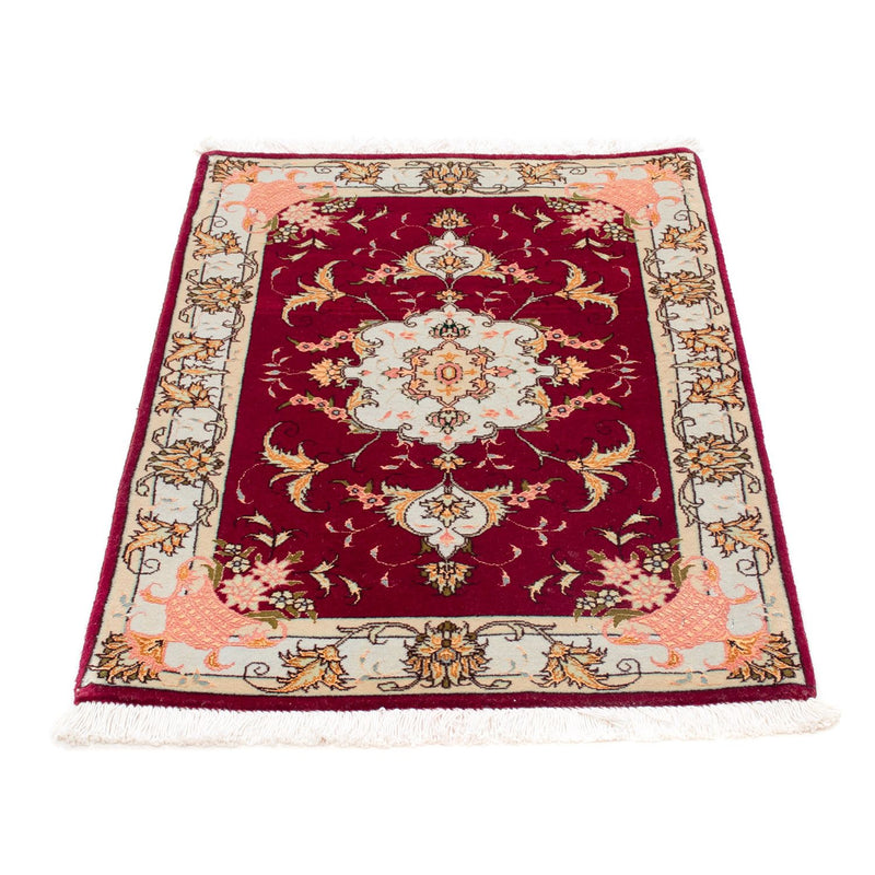 Perserteppich - Täbriz - Royal 90 x 60 cm - dunkelrot